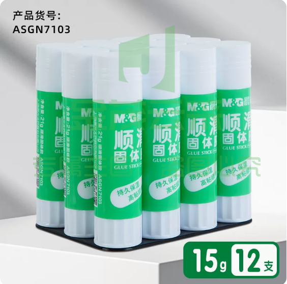 晨光 固体胶棒15g*12支 高粘度强力固体胶