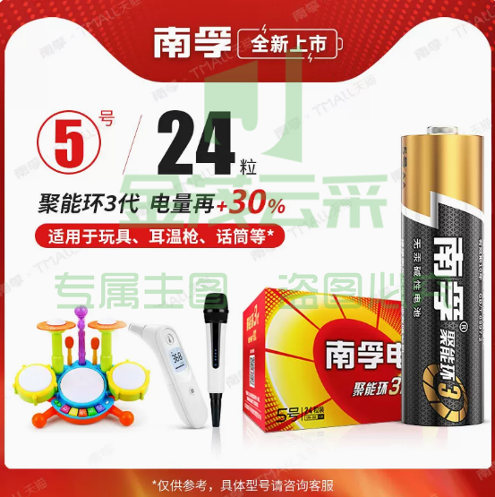 南孚电池   5号24粒/组
