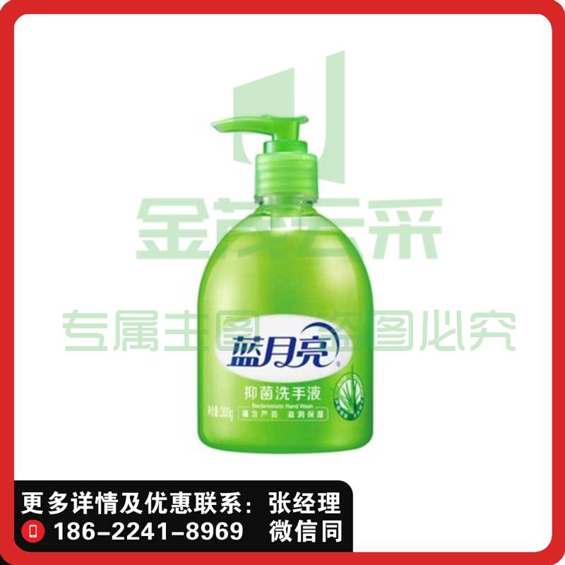 蓝月亮洗手液芦荟洗手液清爽抑菌 滋润清洁家用抑菌清洁300g*1瓶