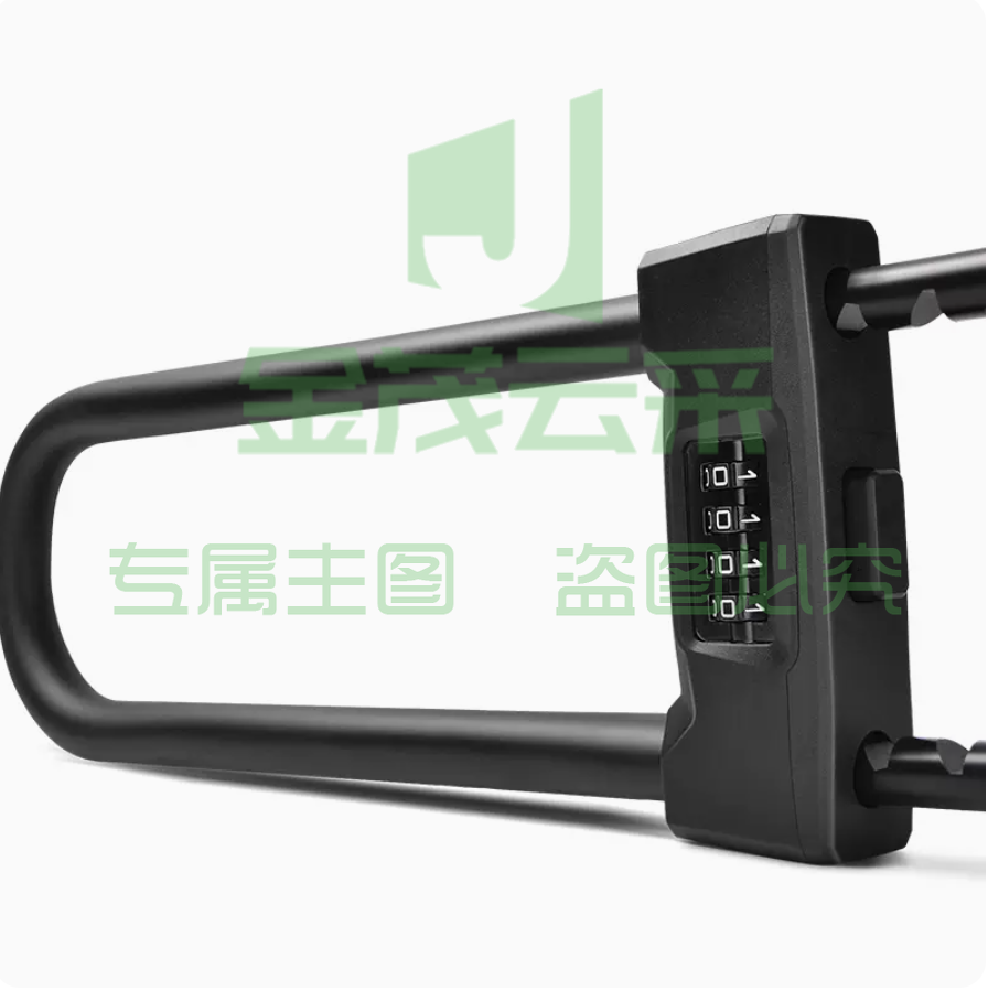 玥玛专用密码钢化办公室玻璃门锁U型锁