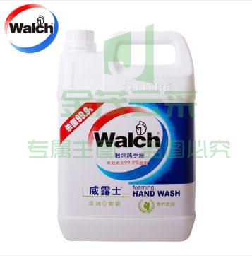   商品编号：20230000000000001046120 威露士(Walch) 5L 青柠盈润 泡沫洗手液