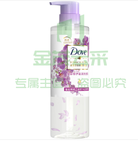 多芬(DOVE)天然植萃蝴蝶兰花香洗发露470ml 长效锁色柔顺护发 修护盈润洗发水洗发乳（无硅油）