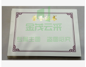 A4 荣誉证书内芯 聘书 结业证书 内芯可选择