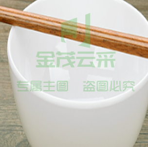 密胺餐具 白色5寸高光加厚米饭碗