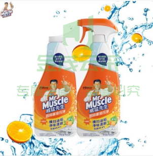威猛先生 厨房重油污净 清新柑橘双包装455g+455g强效去油渍污垢 厨房清洁剂油烟机清洁剂