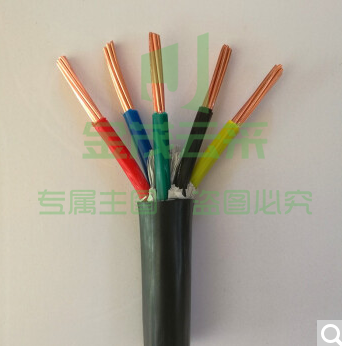 津达线缆 电缆 YJV 5*4平方 不带铠 每米价 货号