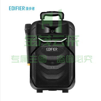 漫步者（EDIFIER）A3-8S 8英寸专业移动多媒体音响 广场舞音响 蓝牙拉杆音箱 户外音响 会议音响 黑色