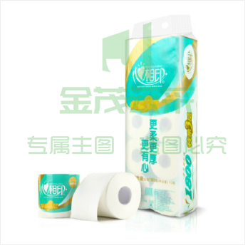 心相印 3层卫生纸 180g纸巾 10卷/提 厕纸 家庭装卷筒纸BT810
