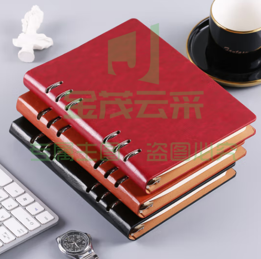 A5商务活页笔记本子 可拆卸6孔内芯 学生办公记事本可定制  颜色可选