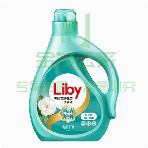 立白家用洗衣液茶籽除菌除螨1KG/瓶洗衣服香味持久 1件装
