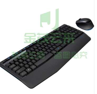 罗技（Logitech）MK345 键鼠套装 无线键鼠套装 办公键鼠套装 全尺寸 黑色 带无线2.4G接收器