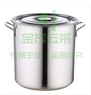 不锈钢汤桶，直径50cm 