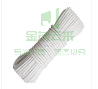 婉和 1公分 尼龙绳白色绳子篷布绳拉货耐磨捆绑货车刹车帐篷拉绳固定绳 10MM*10米