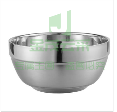 不锈钢碗 米饭碗 隔热碗汤面碗 直径18cm