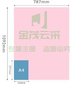 粉卡纸 A4 80g