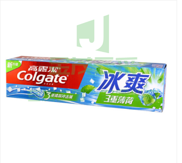 高露洁 180克 冰爽薄荷牙膏（新老包装随机发）