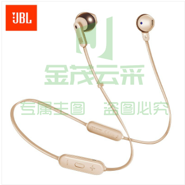 JBL TUNE215BT 无线蓝牙耳机 半入耳式运动耳麦 5.0高效传输 Type-C极速充电 超长续航 苹果安卓耳机 暮光金
