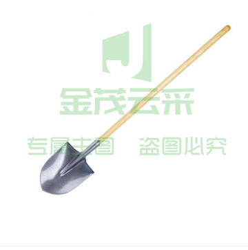 百乐享 尖锹带直柄 全钢加厚大铁锹锰钢铁锨农用挖土种花尖方平头锹户外铲子园林工具