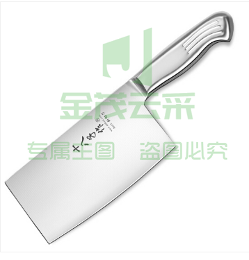 十八子作刀具 厨房家用不锈钢菜刀斩骨切菜银盈斩切刀S2504-A
