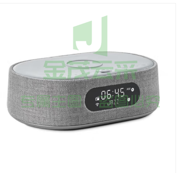 哈曼卡顿 (Harman Kardon) CITATION OASIS FM 音乐绿洲 人工智能音箱 带收音机和无线充电 支持Wi-Fi 灰色 