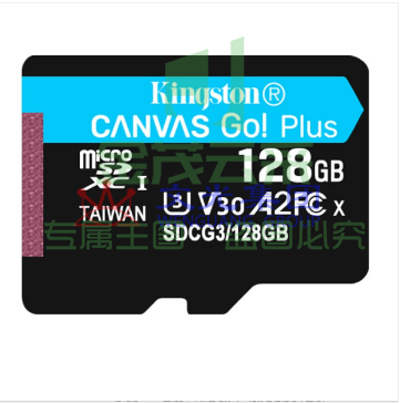 金士顿 SDCG3/128GBSP TF卡 128G 读速170MB/s 写速90MB/s