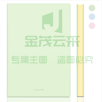 得力(deli) 22283软面贴芯皮面本-A5-210mm*143mm/96张(浅绿) 