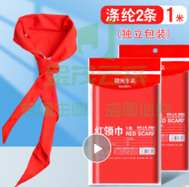 红领巾小学生纯棉通用抗皱手系