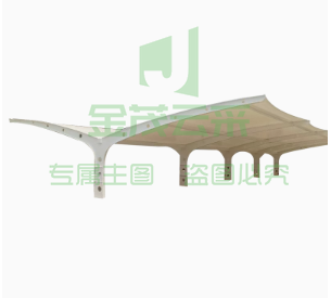 小区电瓶车充电桩停车棚膜结构车棚自行车棚拱形棚遮阳雨棚汽车棚