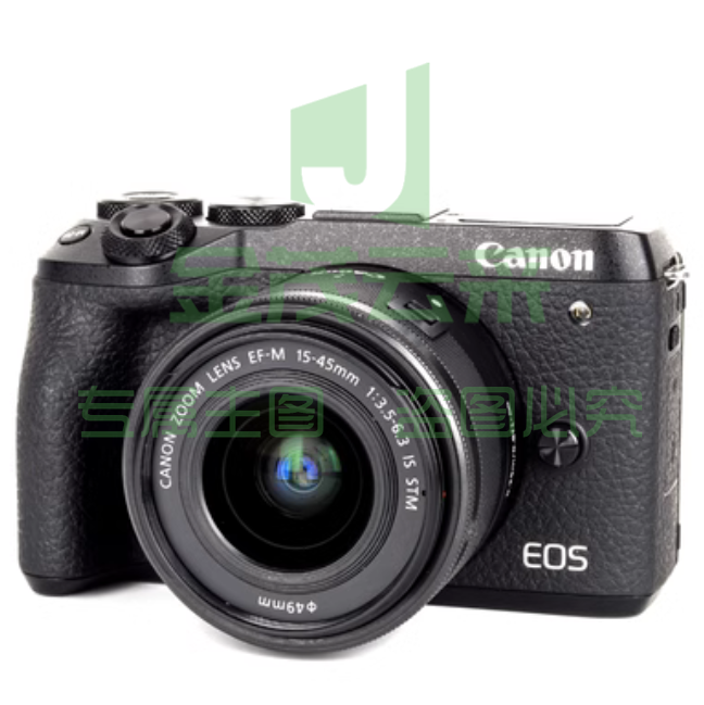 佳能M6 Mark II M6二代 Vlog微单相机 美颜数码照相机 4K视频拍摄 黑色/银色 可选 官方标配
