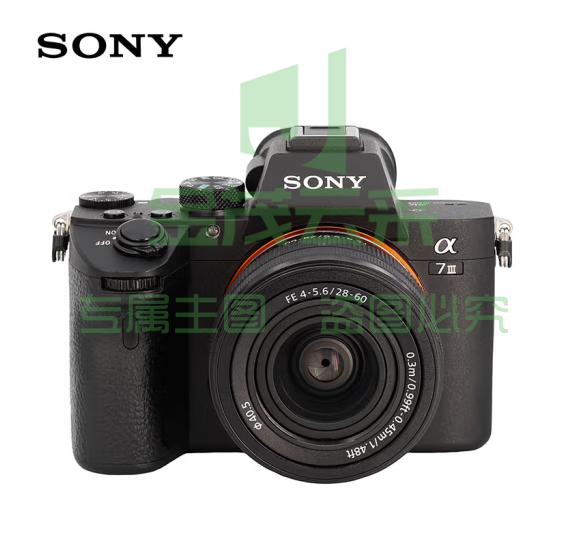 索尼（SONY）Alpha 7 III 28-60mm全画幅微单数码相机 便携镜头套装（约2420万有效像素 a7M3/A73/a7m3）