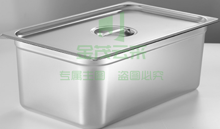 不锈钢盆长方形份数盆