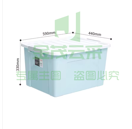 禧天龙收纳箱(无轮)65L\一个装595*440*330mm