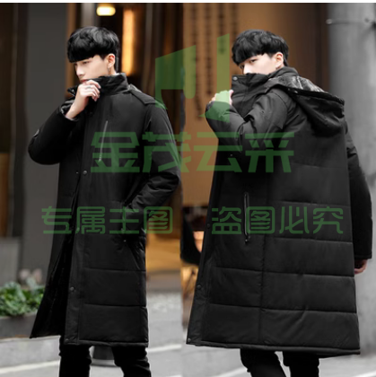 冬季运动棉大衣 黑色