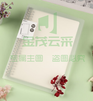 晨光B5/60页 铁夹空白活页本 活力夹记事本笔记本子PP封面 线圈本HB5600E