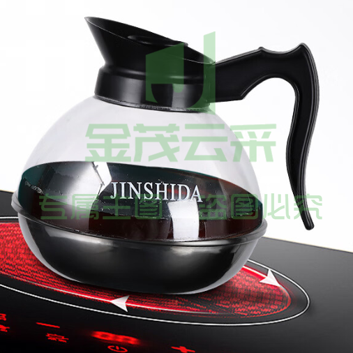 钢底玻璃咖啡壶