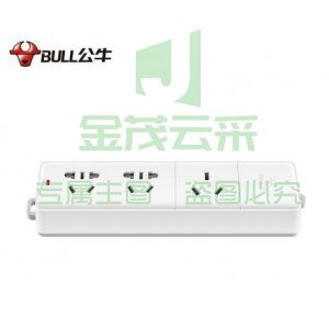 公牛(BULL)GN-405D 无线大功率16A插座插线板插排/接线板/空调插座 3位