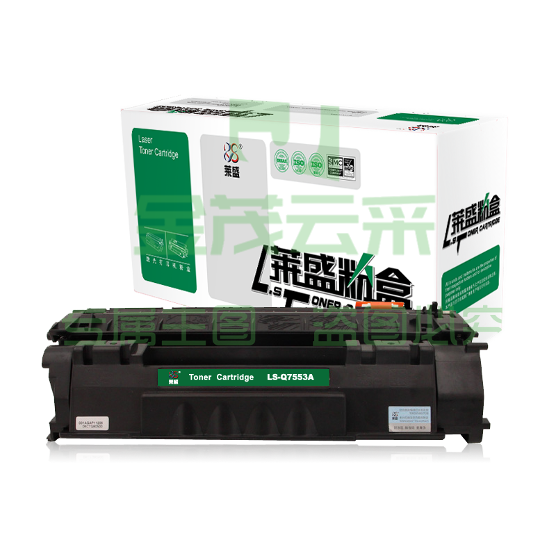 莱盛（laser） LS-Q7553A 粉盒 适用于HP LJ-P2014/P2015/M2727 CANON LBP-3310 黑色