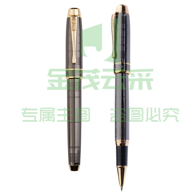 英雄(HERO)953宝珠笔中性笔签字笔0.5mm(黑色枪灰色可选)
