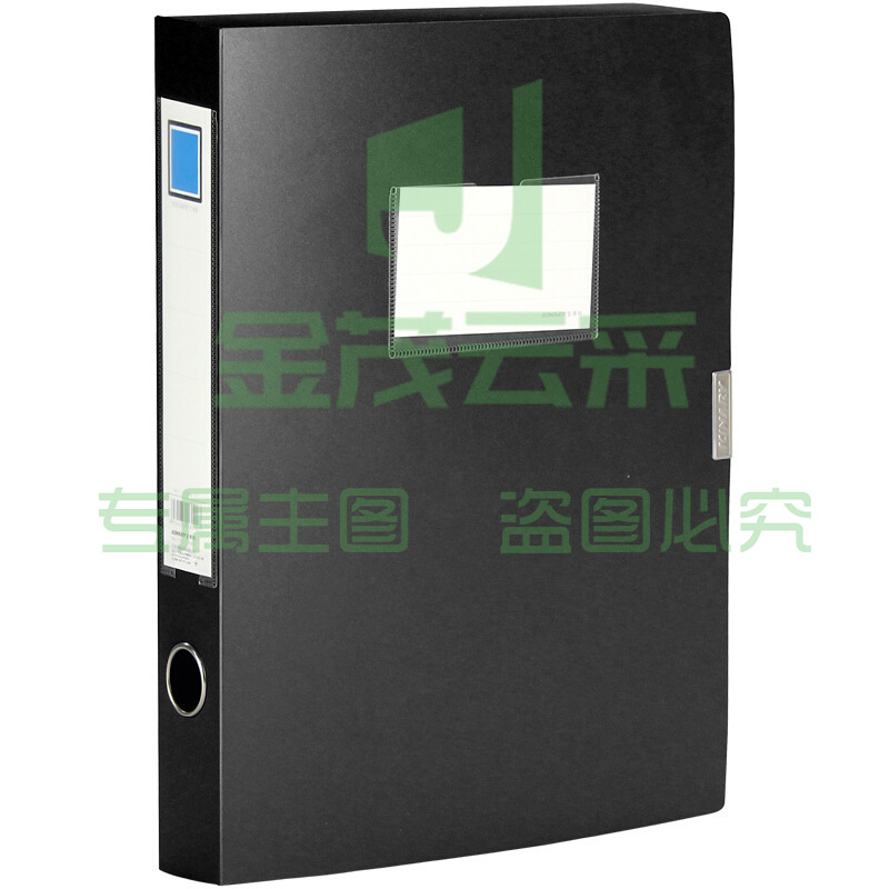 1100010263EA 金得利 F28 档案盒 A4 2寸 黑色 12个一中包，48个一整件