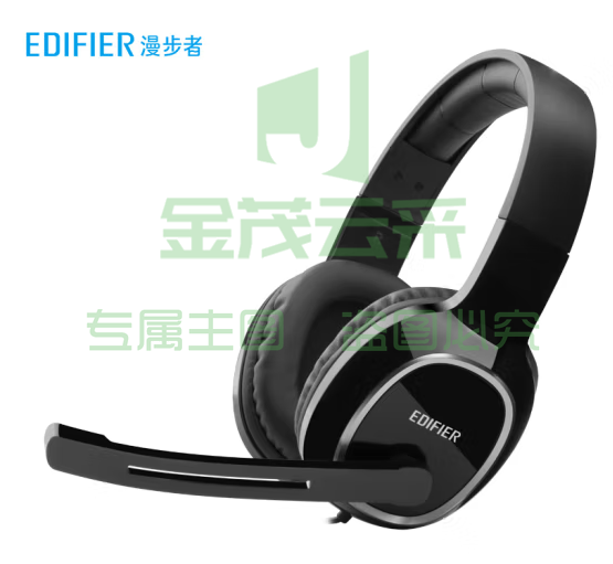 漫步者（EDIFIER）USB K815 耳机/耳麦 学生网课耳麦 头戴式电脑耳机 在线教育学习听力对话耳机 黑色