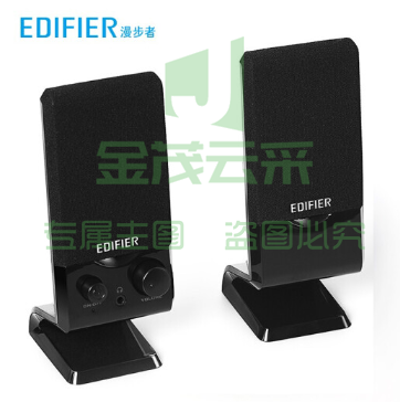 漫步者（EDIFIER） R10U 2.0声道 多媒体音箱 音响 电脑音箱 黑色