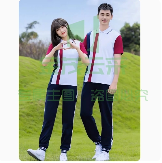 男款套装 运动会班服 校服套装 朗诵大合唱演出服