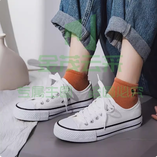 小白鞋 白色帆布鞋 尺码备注