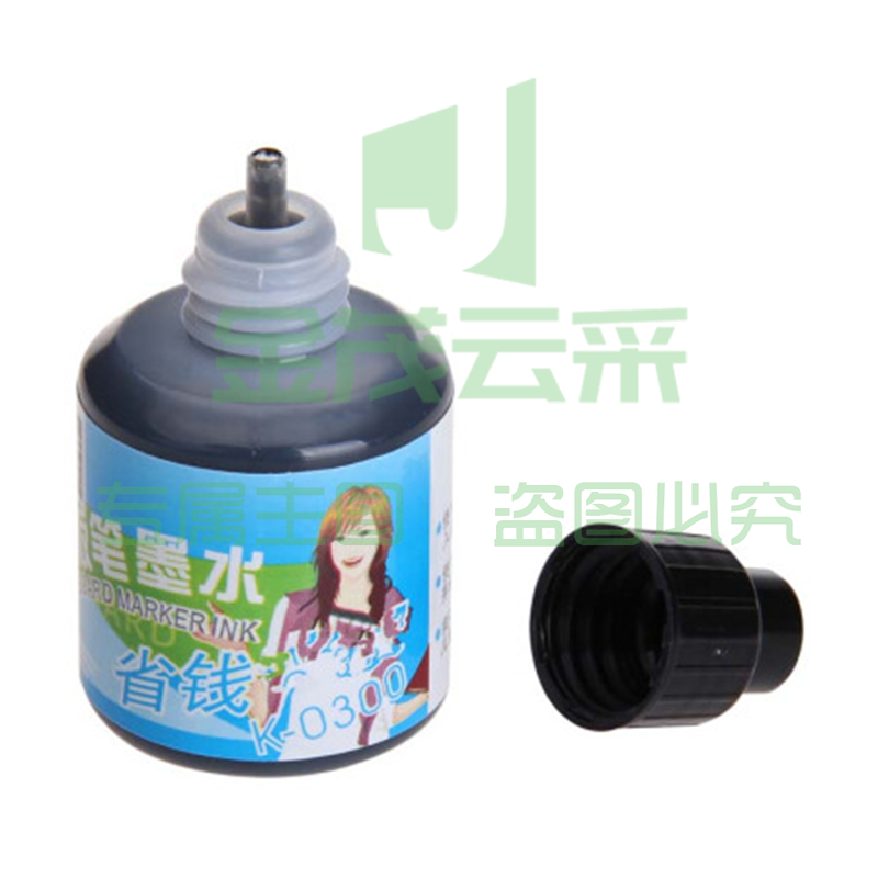 金万年 GENVANA 白板笔墨水 K-0300 20ml (黑色) 24瓶/盒