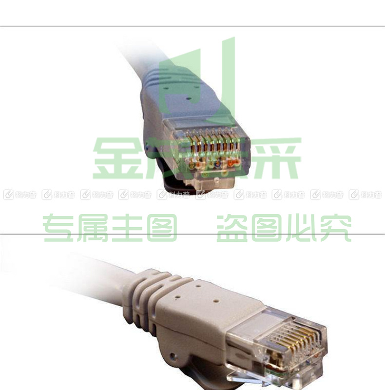 酷比客 L-CUBIC 超六类万兆网线 圆线 LCLN6ARRBE-15M 15米 (灰色)