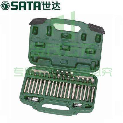 世达（SATA) 09327 42件8MM系列旋具头组套
