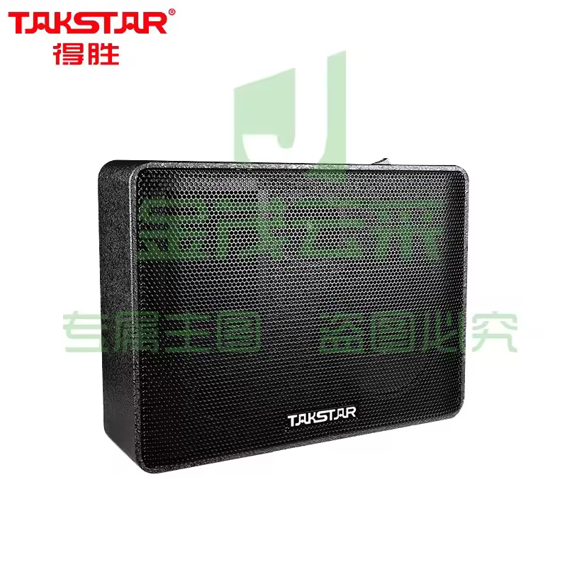 得胜（TAKSTAR）T6 薄型专业音箱 小型会议室教室背景音乐播放场合60W功率 电教音箱（对） 黑色