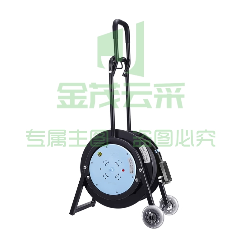 公牛GN-805D小车式电缆盘220V卷线盘漏电插头16A电源盘绕线盘GN805D/电缆3x4/30米/6千瓦