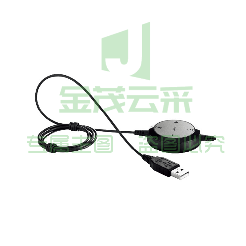 捷波朗 Jabra USB耳机 EVOLVE 20 STEREO (黑色) 高保真立体声
