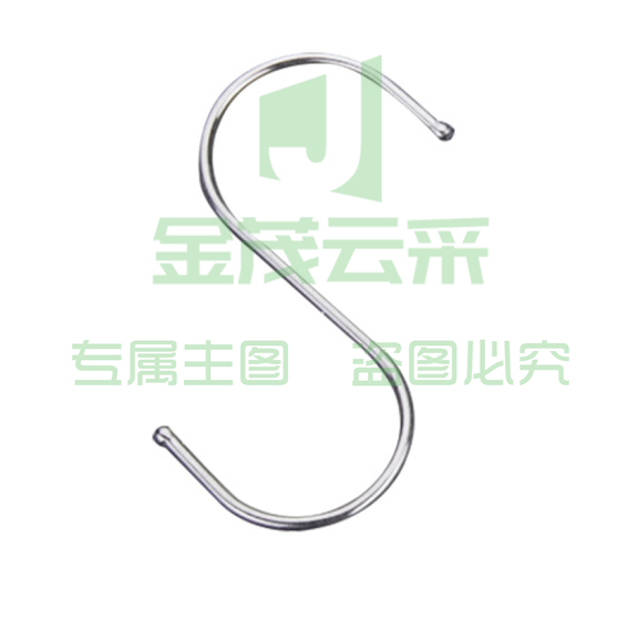 S型带磁不锈钢挂钩  4个/包  货号：ZF